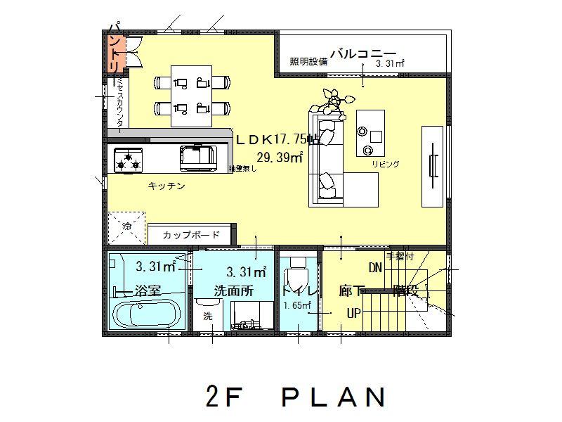 Floor plan. 31,900,000 yen, 4LDK, Land area 121.69 sq m , Building area 109.3 sq m 2F