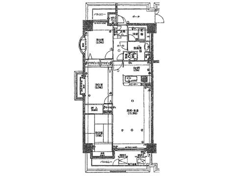 Floor plan. 3LDK, Price 18,800,000 yen, Occupied area 71.59 sq m , Balcony area 17.59 sq m