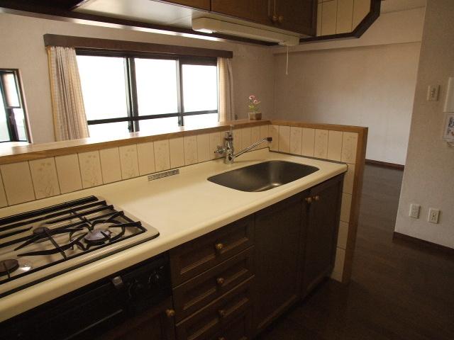 Kitchen. It is because the face-to-face kitchen cuisine while conversing with family.