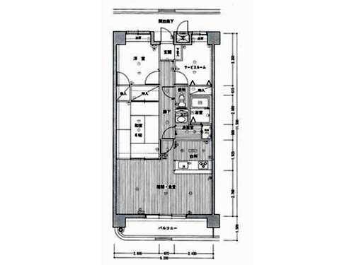 Floor plan. 2LDK + S (storeroom), Price 12 million yen, Occupied area 70.42 sq m , Balcony area 10.18 sq m