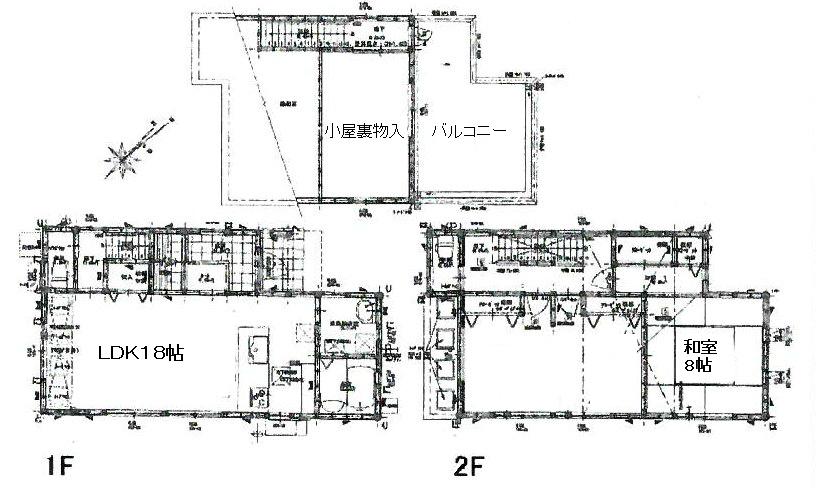 Floor plan. 36,800,000 yen, 3LDK + S (storeroom), Land area 110.41 sq m , Building area 96.04 sq m