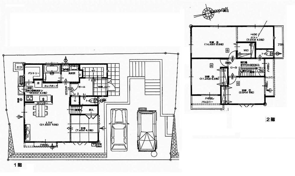 Floor plan. 28.5 million yen, 4LDK, Land area 172.9 sq m , Building area 108.69 sq m