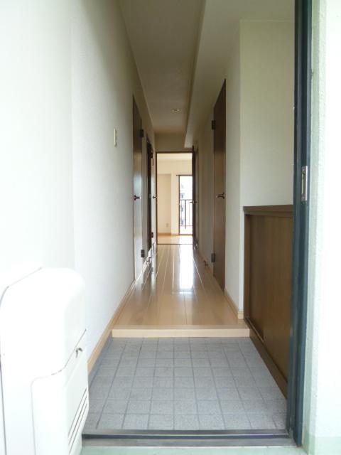 Entrance. The corridor of the floor has been decorated with soundproof construction work from the entrance (2010 construction)