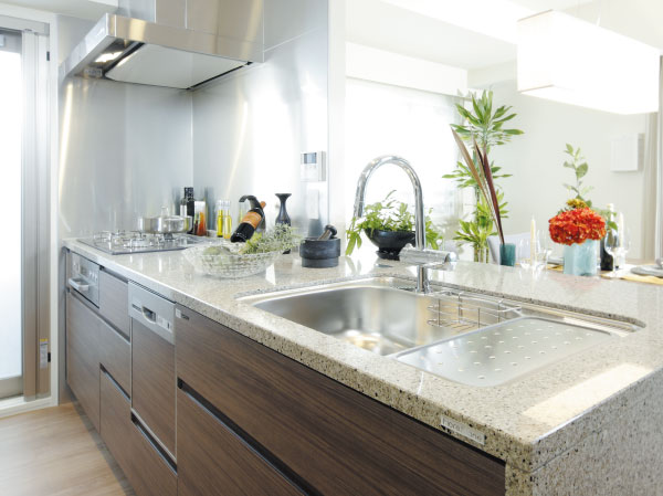 Kitchen.  [kitchen] Efficiently, Without stress, Guests can enjoy a kitchen work.  ※ 1