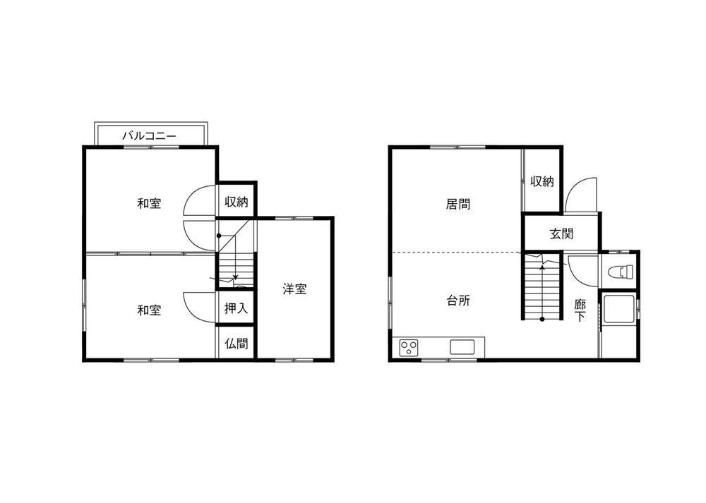 Floor plan. 8.9 million yen, 3LDK, Land area 64.33 sq m , Building area 62 sq m