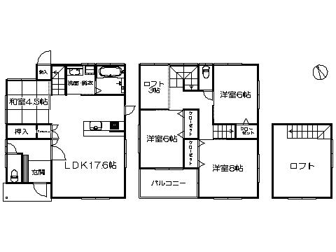 Floor plan. 26,800,000 yen, 4LDK, Land area 146.6 sq m , Building area 103.5 sq m   ※ Floor Plan current state priority