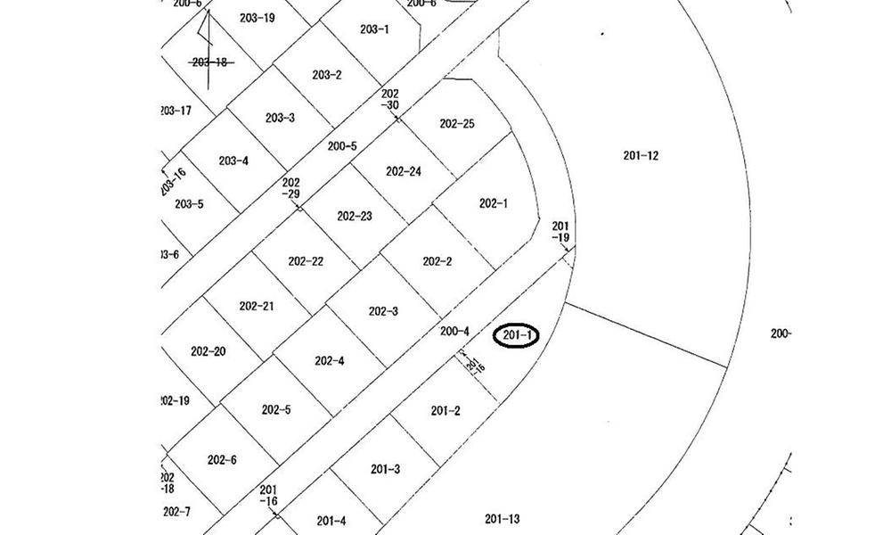 Compartment figure. Land price 22 million yen, Land area 219.4 sq m