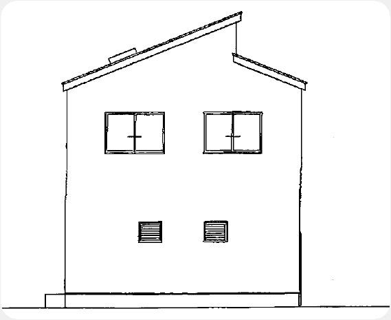 Rendering (appearance). North side elevational view