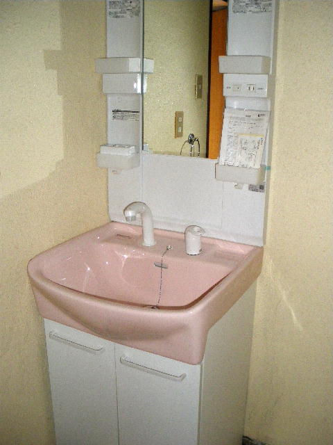 Washroom. Shampoo dresser of Shinkawa