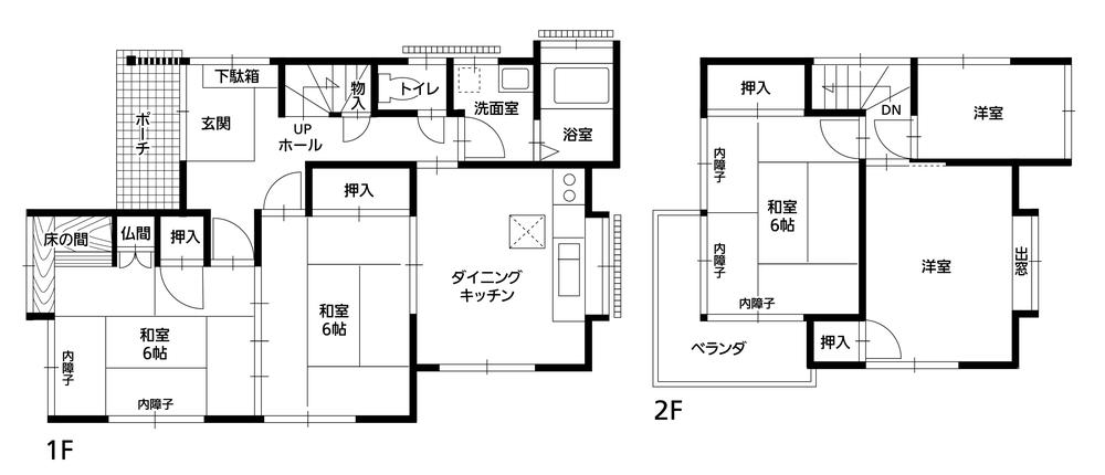 Floor plan. 7.5 million yen, 4DK + S (storeroom), Land area 177.02 sq m , Building area 82.39 sq m Japanese-style connection between ・ Alcove ・ Buddhist altar room there