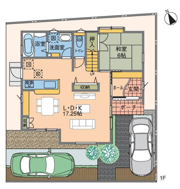 Other. 1 Kaikan floor plan. Effectively placed the liveable plan the Living storage. It is good also charm of housework flow line that was to concentrate the water around. 