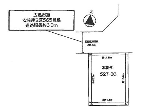 Compartment figure. Land price 11 million yen, Land area 182.28 sq m