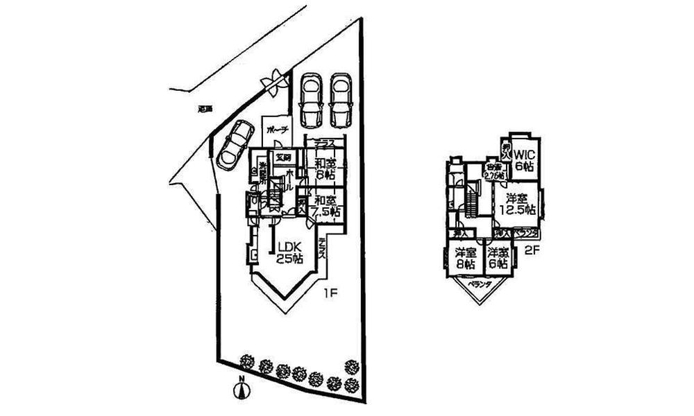 Floor plan. 57,800,000 yen, 5LDK + 2S (storeroom), Land area 331.8 sq m , Building area 183.95 sq m