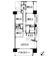 Floor: 4LDK, occupied area: 80.29 sq m, Price: 28,300,000 yen ~ 32,300,000 yen