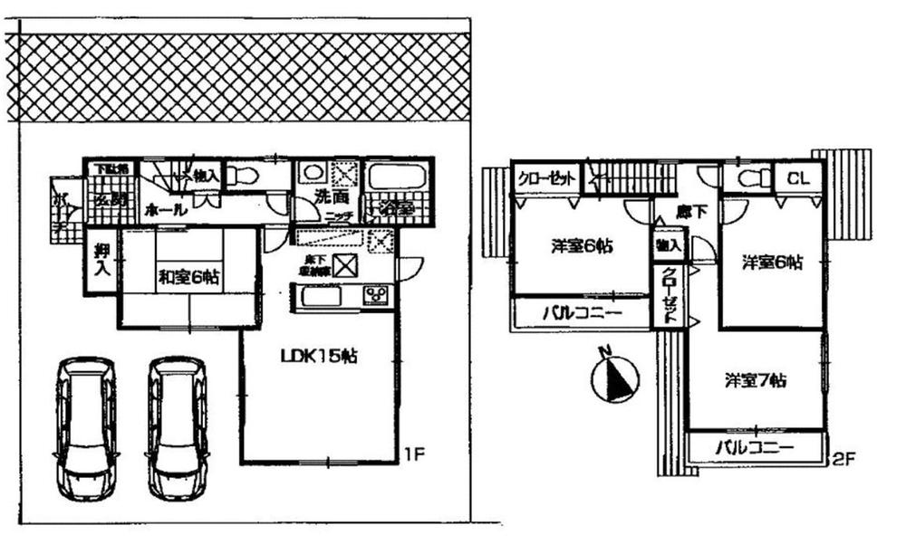 Floor plan. 26,300,000 yen, 4LDK, Land area 162.93 sq m , Building area 94.47 sq m