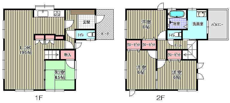 Floor plan. 22,800,000 yen, 4LDK, Land area 139.4 sq m , Building area 99.31 sq m current state priority