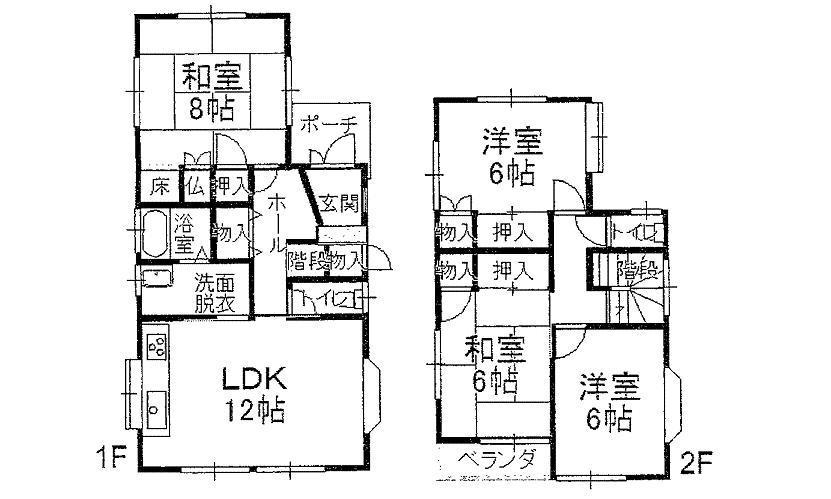 Floor plan. 12 million yen, 4LDK, Land area 119.88 sq m , Building area 95.22 sq m