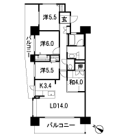 Floor: 4LDK, occupied area: 83.81 sq m, Price: 40,260,000 yen ~ 46,980,000 yen
