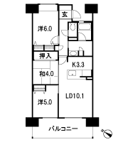 Floor: 3LDK, occupied area: 65.96 sq m, Price: 28,440,000 yen ~ 34,120,000 yen