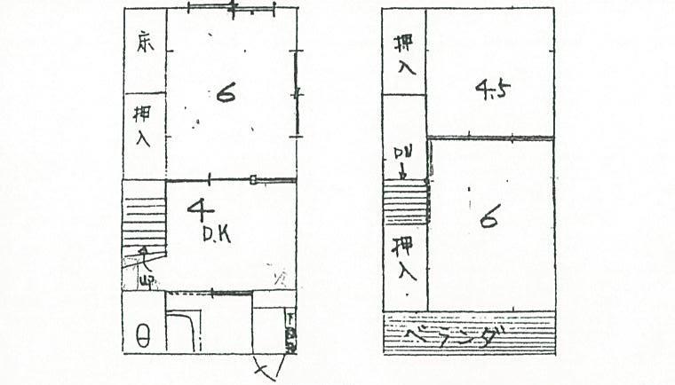 Floor plan. 15.8 million yen, 3DK, Land area 69.96 sq m , Building area 56.3 sq m
