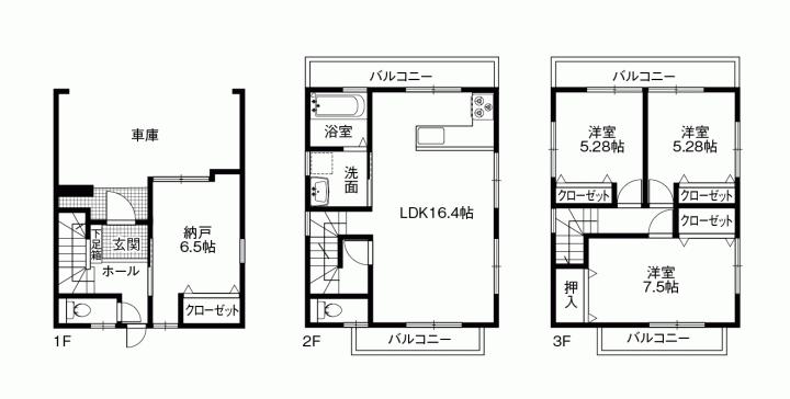 Floor plan. 39,300,000 yen, 3LDK + S (storeroom), Land area 67.93 sq m , Building area 101.01 sq m