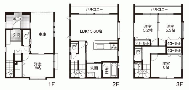 Floor plan. 38,800,000 yen, 4LDK, Land area 65.69 sq m , Building area 116.64 sq m