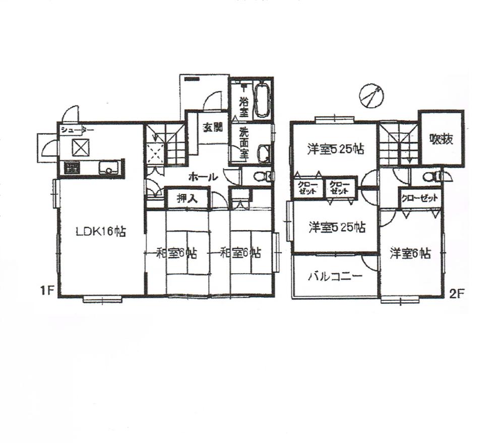 Floor plan. 21,800,000 yen, 5LDK, Land area 174.68 sq m , Building area 108.47 sq m