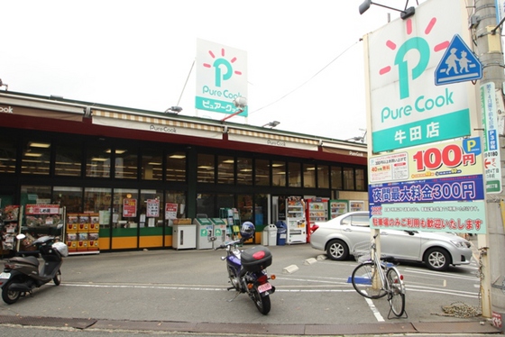 Supermarket. Pure Cook Ushida store up to (super) 738m