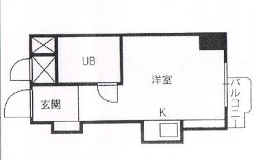 Floor plan. Price 2.5 million yen, Occupied area 14.51 sq m