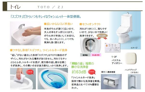 Other Equipment. Always clean washlet-integrated toilet because Sugofuchi. 