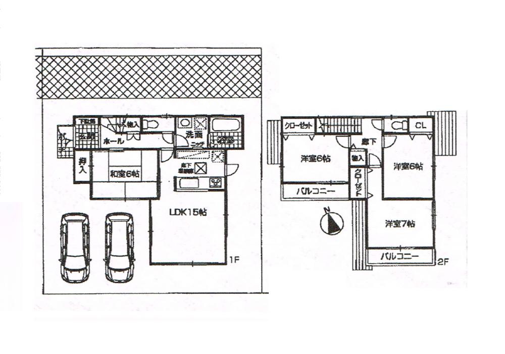Floor plan. 26,300,000 yen, 4LDK, Land area 162.93 sq m , Building area 94.47 sq m