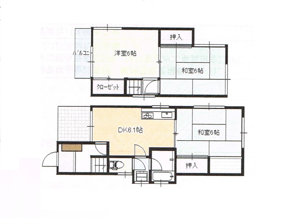 Floor plan. 11.8 million yen, 3DK, Land area 83.25 sq m , Building area 58.75 sq m