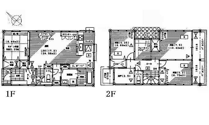 Floor plan. 29,900,000 yen, 4LDK, Land area 132.26 sq m , Building area 108.06 sq m