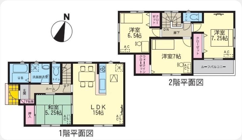 Floor plan. (1), Price 25,800,000 yen, 4LDK, Land area 131.29 sq m , Building area 97.73 sq m