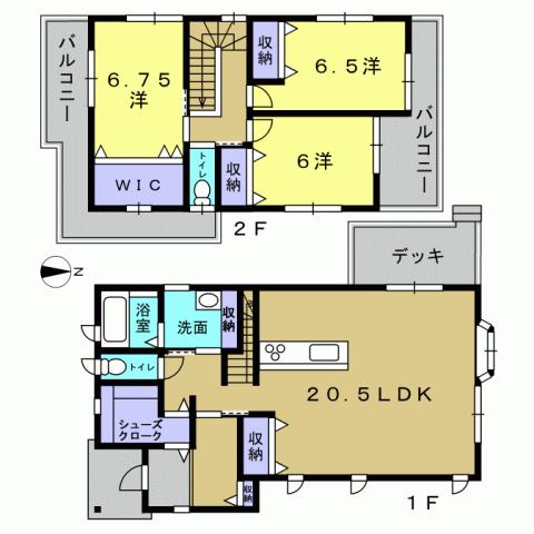 Floor plan. 27.6 million yen, 3LDK, Land area 246.03 sq m , Building area 108.47 sq m 3LDK