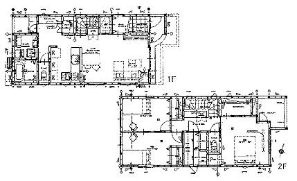 Floor plan. 34,800,000 yen, 3LDK + S (storeroom), Land area 90.95 sq m , Building area 100.6 sq m