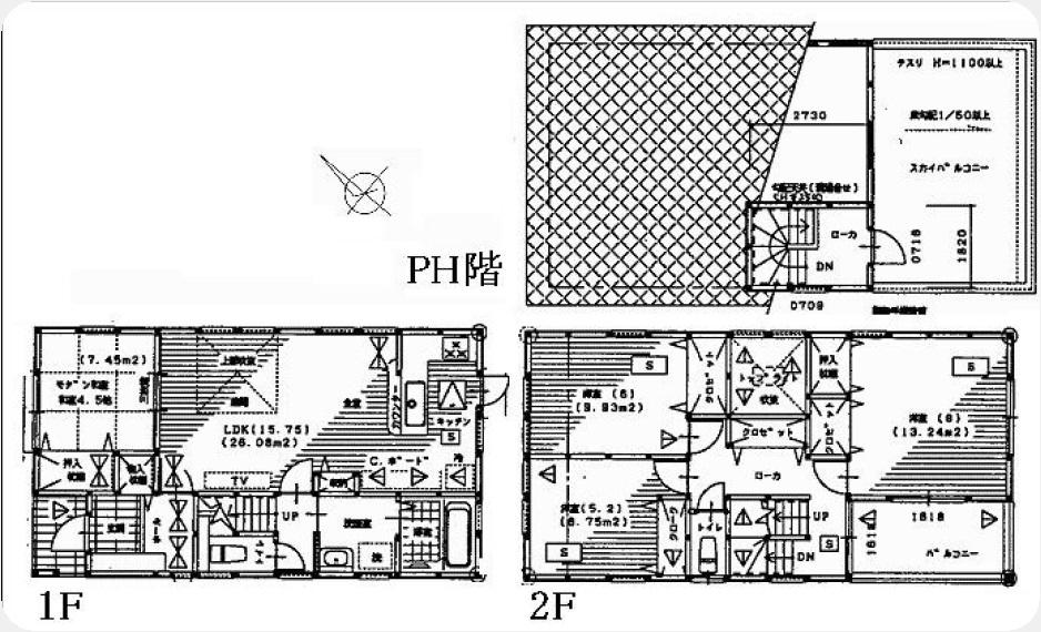 Floor plan. 30,800,000 yen, 4LDK, Land area 134.15 sq m , Building area 107.09 sq m