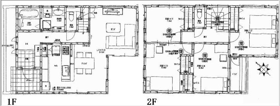 Floor plan. 34 million yen, 4LDK, Land area 116.23 sq m , Building area 100.03 sq m