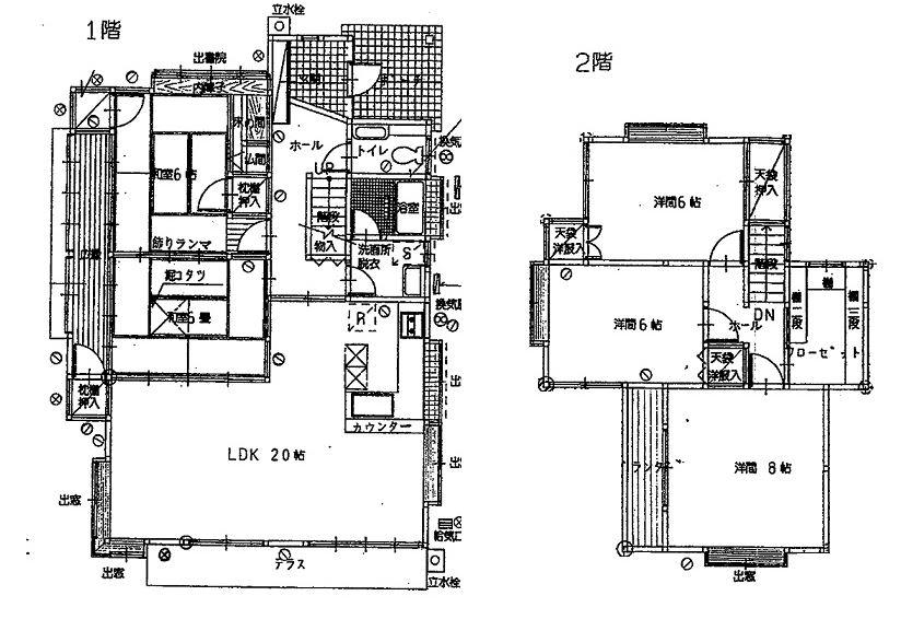 Floor plan. 14.8 million yen, 5LDK, Land area 205.46 sq m , Building area 126.95 sq m floor plan