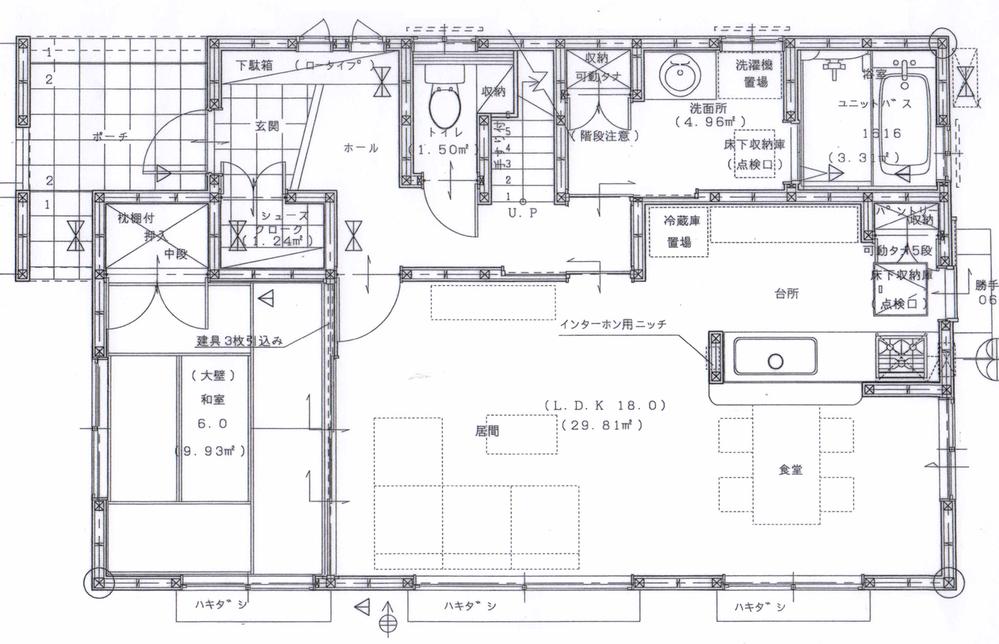 Floor plan. 25,800,000 yen, 4LDK, Land area 494.9 sq m , Building area 110.39 sq m 1 floor