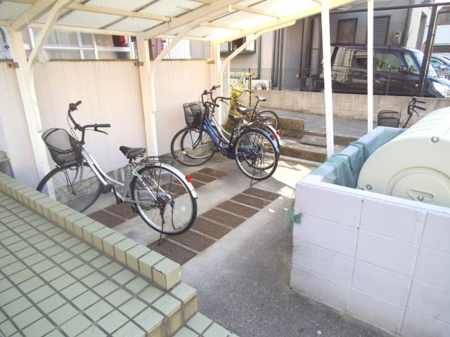 Other common areas. Of course is there is also a bicycle parking