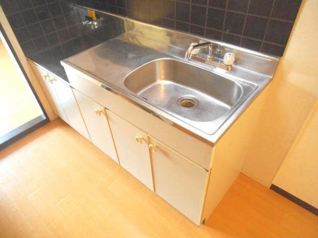 Kitchen. You can install gas stove 2-neck