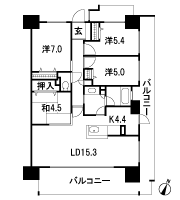Floor: 4LDK, occupied area: 87.35 sq m, Price: 37,770,000 yen ~ 38,973,000 yen
