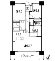 Floor: 3LDK, occupied area: 73.02 sq m, Price: 27,962,000 yen ~ 30,871,000 yen