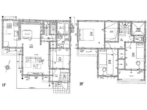 Floor plan. 51,900,000 yen, 4LDK, Land area 113.23 sq m , Building area 108.2 sq m