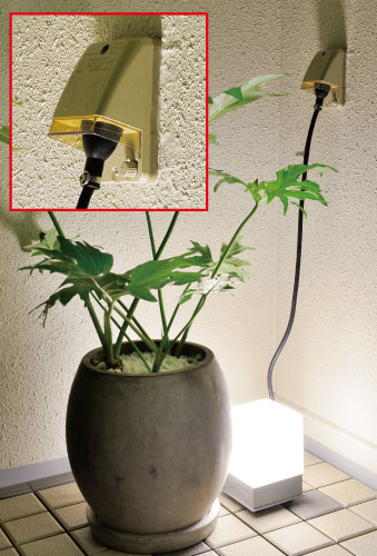 balcony ・ terrace ・ Private garden.  [Balcony outlet] Installing a waterproof outlet. This is useful when the power of the electrical appliances such as lighting is needed.