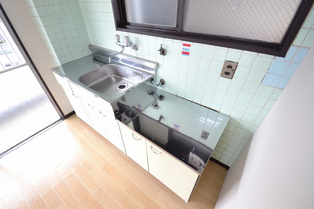 Kitchen.  ☆ New use ☆ It was "beautiful" in freshly renovated