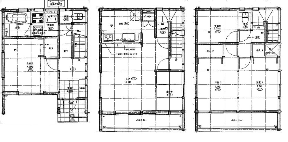 Floor plan. 42 million yen, 3LDK + S (storeroom), Land area 75.54 sq m , Building area 107.98 sq m