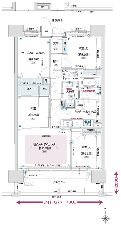 Floor: 3LDK + S (storeroom), the occupied area: 83.11 sq m, Price: 32,970,000 yen