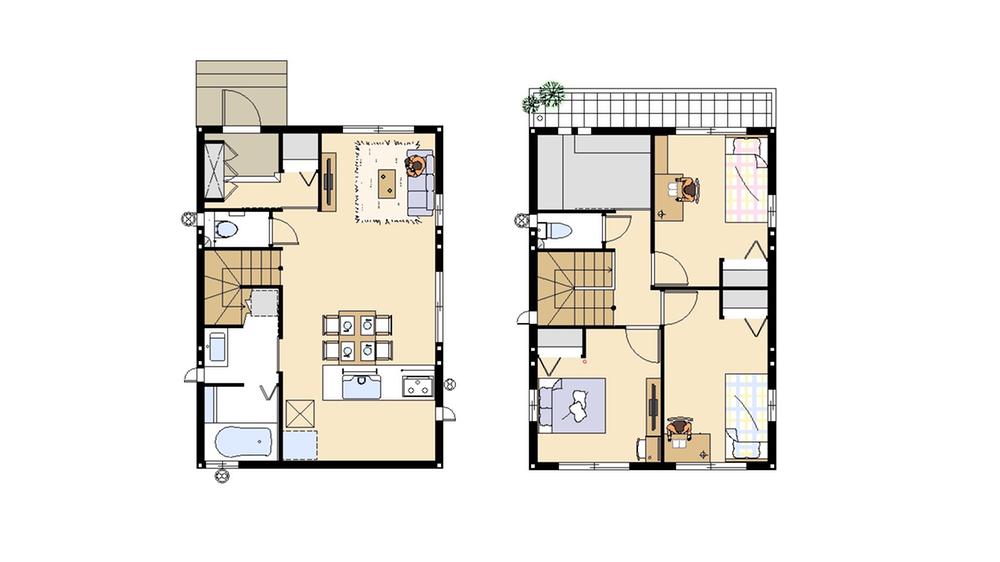 Floor plan. (Ujina), Price 44,750,000 yen, 3LDK, Land area 99.37 sq m , Building area 85.62 sq m
